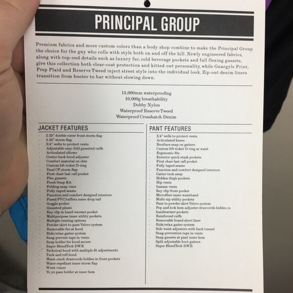 Mens 219601 Special Blend Utility GNARGYLE Snowboard Jacket 963 Size Medium NWT - Picture 11 of 14